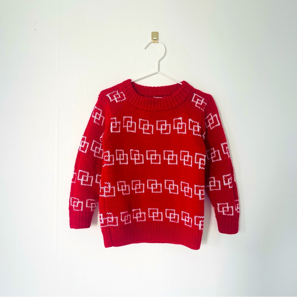 Vintage Geometric Sweater